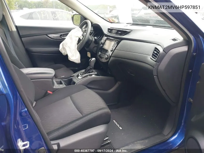 KNMAT2MV6HP597851 2017 Nissan Rogue Sv