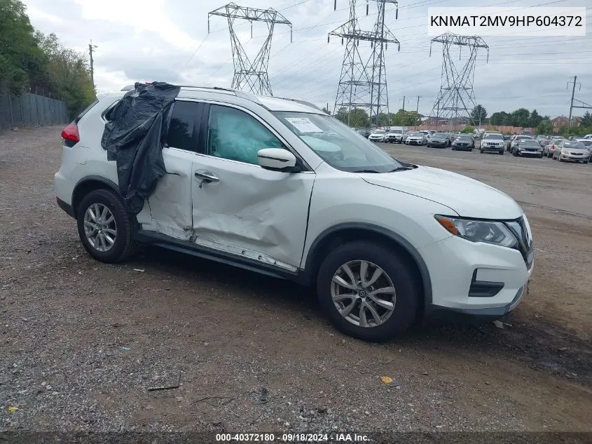 2017 Nissan Rogue Sv VIN: KNMAT2MV9HP604372 Lot: 40372180