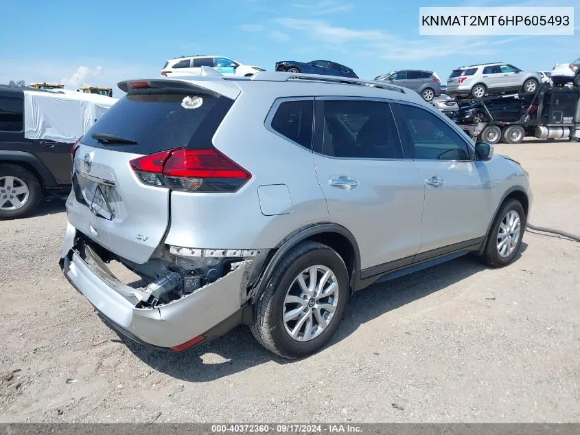 KNMAT2MT6HP605493 2017 Nissan Rogue Sv