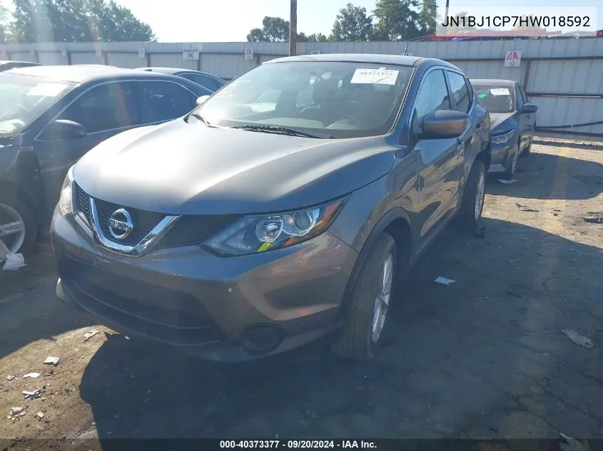 2017 Nissan Rogue Sport S VIN: JN1BJ1CP7HW018592 Lot: 40373377