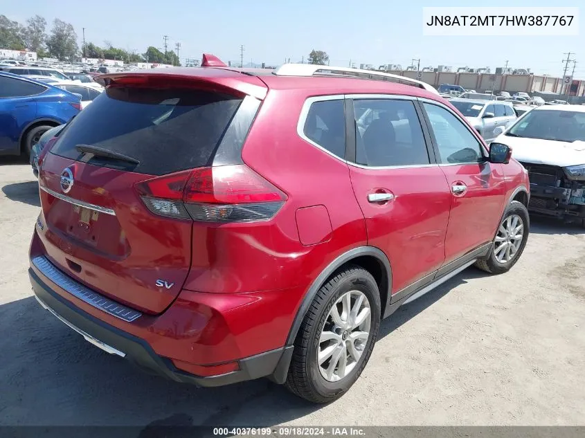 JN8AT2MT7HW387767 2017 Nissan Rogue Sv