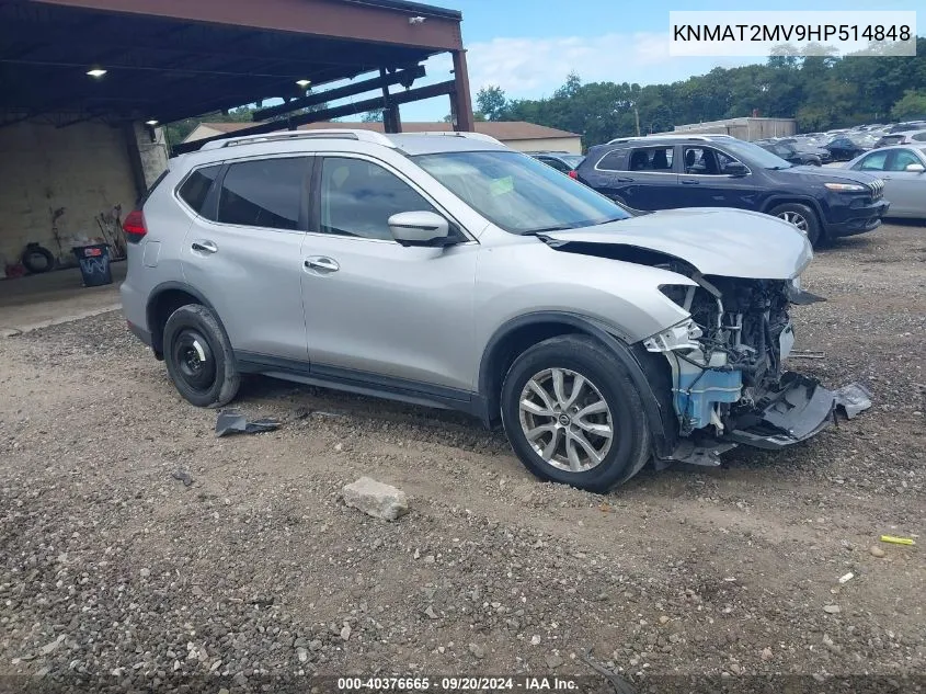 KNMAT2MV9HP514848 2017 Nissan Rogue Sv