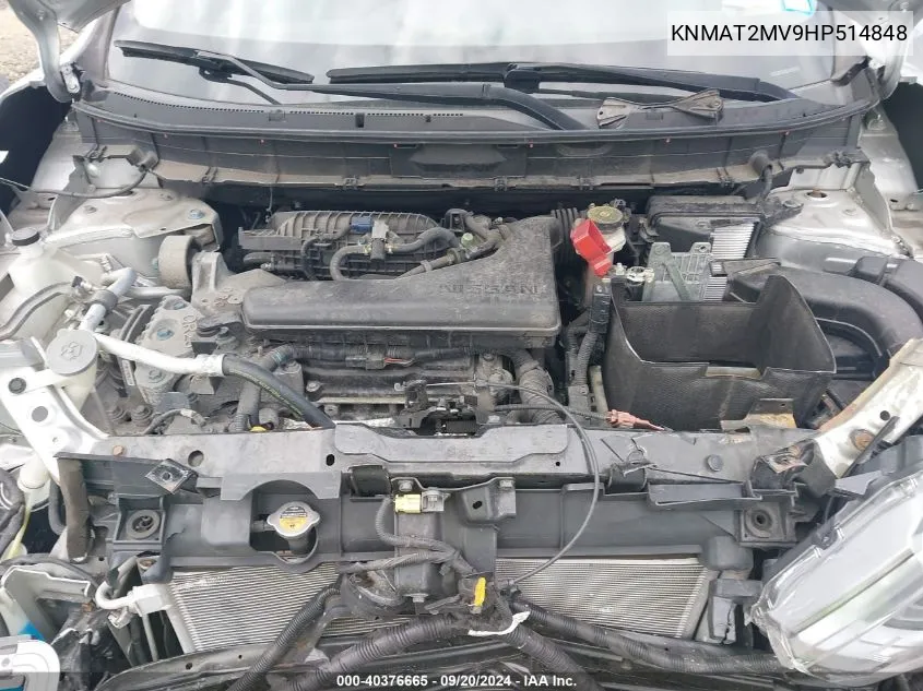 KNMAT2MV9HP514848 2017 Nissan Rogue Sv