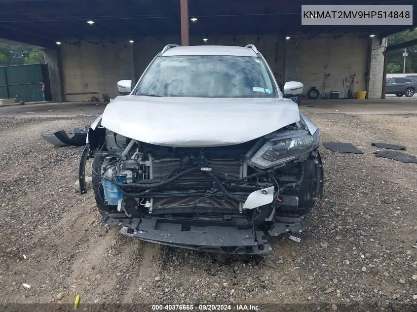 KNMAT2MV9HP514848 2017 Nissan Rogue Sv