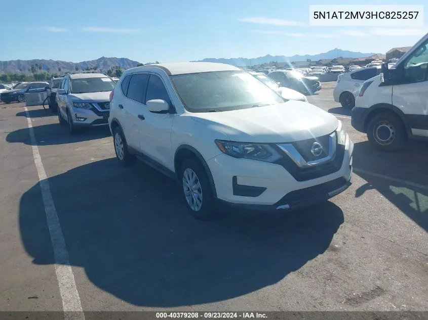 5N1AT2MV3HC825257 2017 Nissan Rogue S