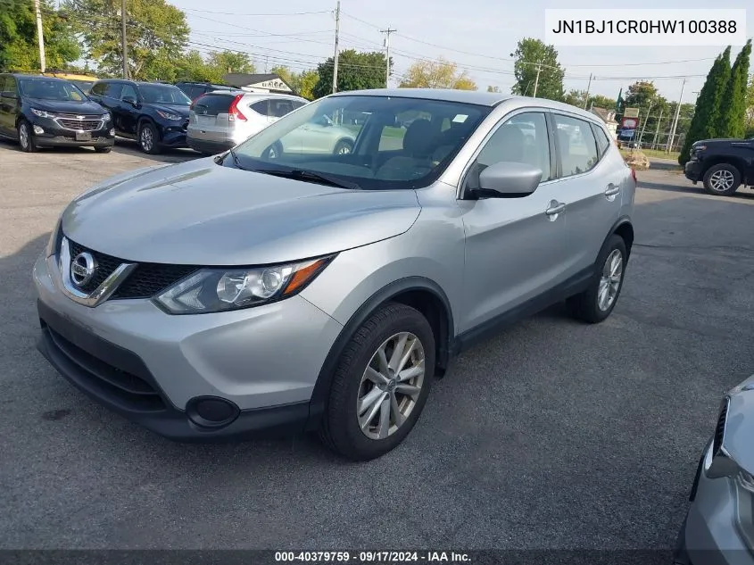 2017 Nissan Rogue Sport S VIN: JN1BJ1CR0HW100388 Lot: 40379759