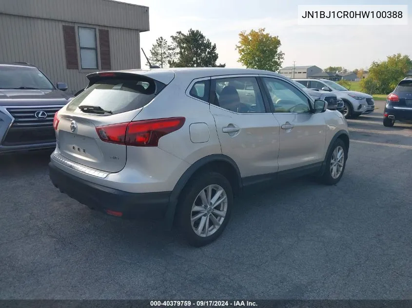 2017 Nissan Rogue Sport S VIN: JN1BJ1CR0HW100388 Lot: 40379759