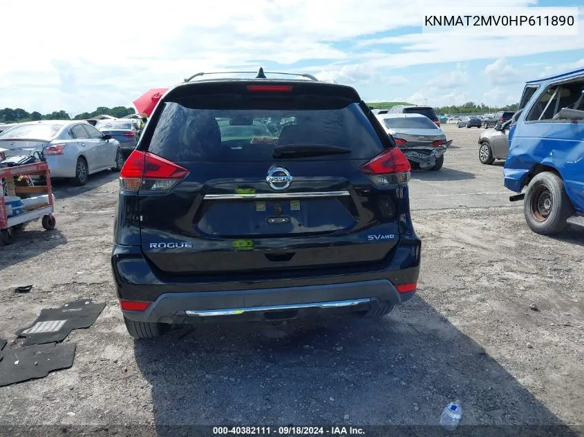 KNMAT2MV0HP611890 2017 Nissan Rogue Sv