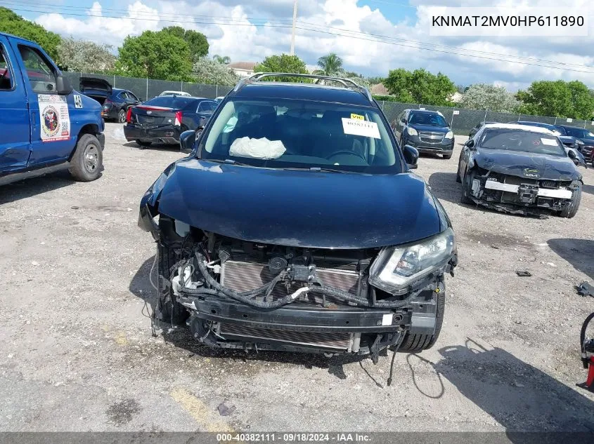 KNMAT2MV0HP611890 2017 Nissan Rogue Sv