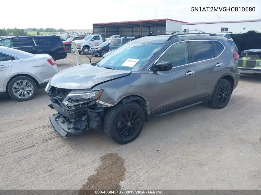 5N1AT2MV5HC810680 2017 Nissan Rogue Sv