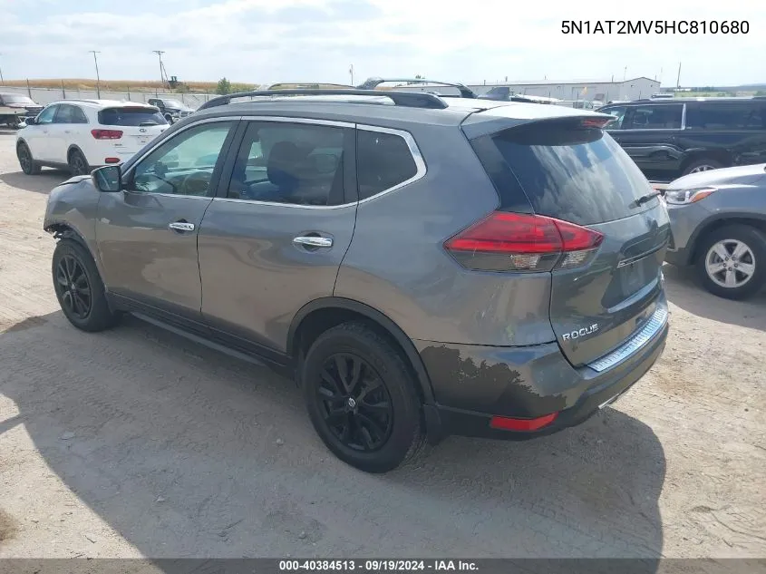 5N1AT2MV5HC810680 2017 Nissan Rogue Sv