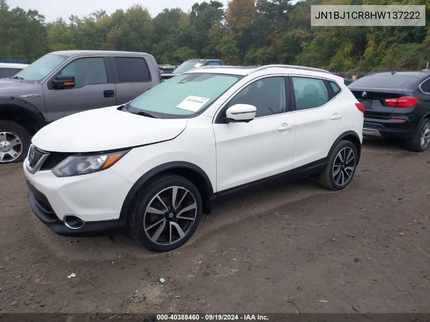 2017 Nissan Rogue Sport Sl VIN: JN1BJ1CR8HW137222 Lot: 40388460