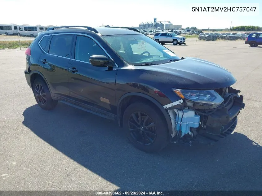 5N1AT2MV2HC757047 2017 Nissan Rogue Sv