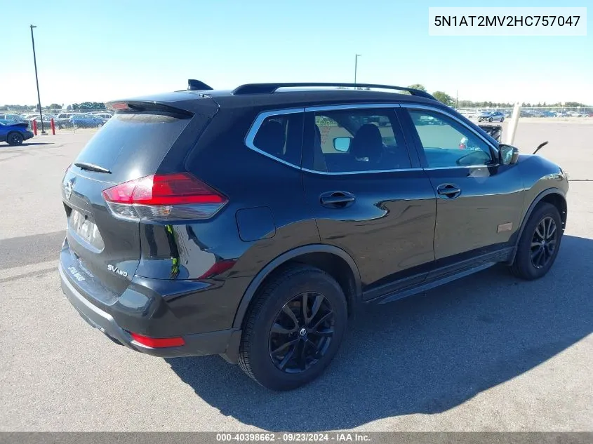 5N1AT2MV2HC757047 2017 Nissan Rogue Sv