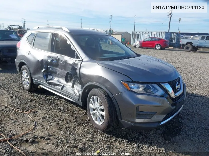 5N1AT2MT0HC744120 2017 Nissan Rogue Sv