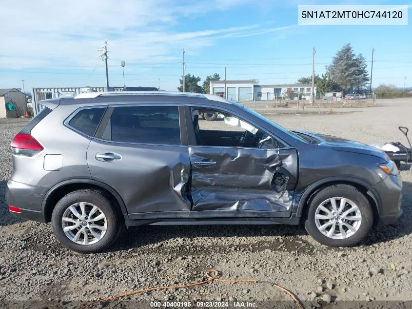 5N1AT2MT0HC744120 2017 Nissan Rogue Sv