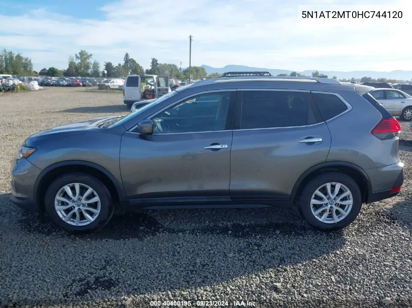 5N1AT2MT0HC744120 2017 Nissan Rogue Sv