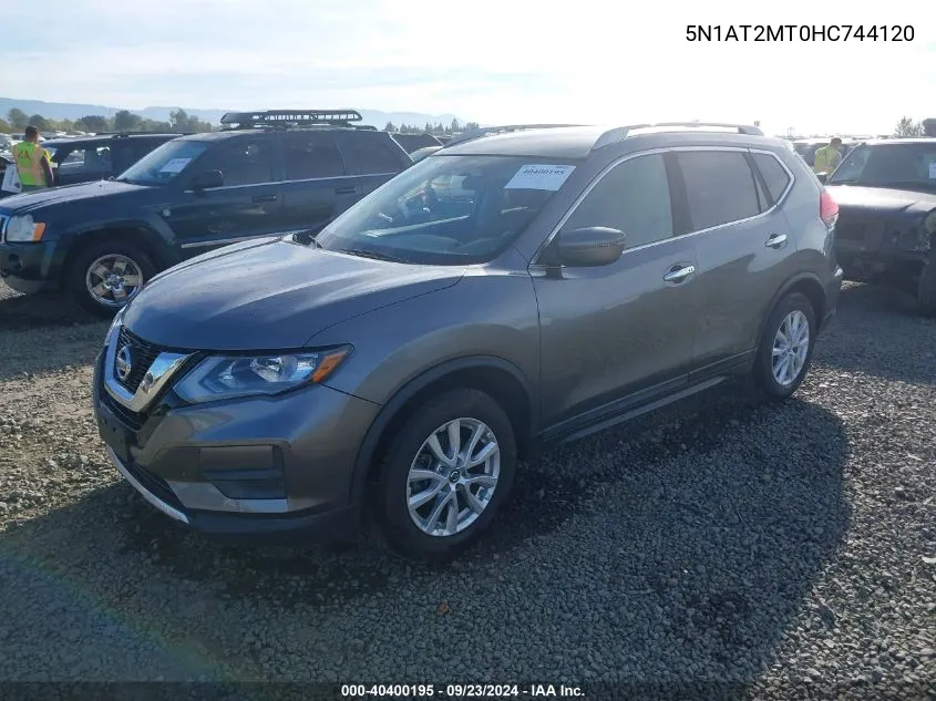 5N1AT2MT0HC744120 2017 Nissan Rogue Sv