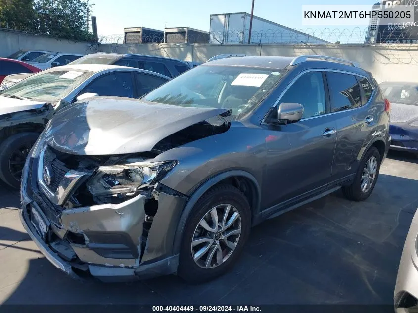 KNMAT2MT6HP550205 2017 Nissan Rogue Sv