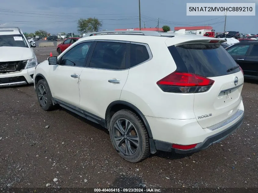 5N1AT2MV0HC889210 2017 Nissan Rogue Sl