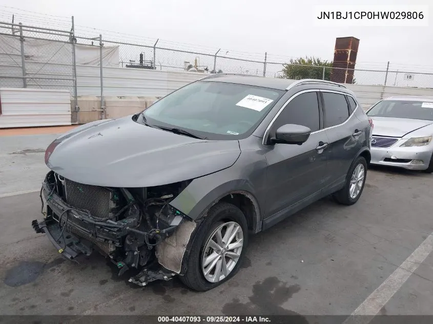 2017 Nissan Rogue Sport Sv VIN: JN1BJ1CP0HW029806 Lot: 40407093