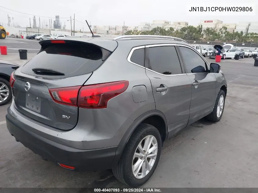 JN1BJ1CP0HW029806 2017 Nissan Rogue Sport Sv