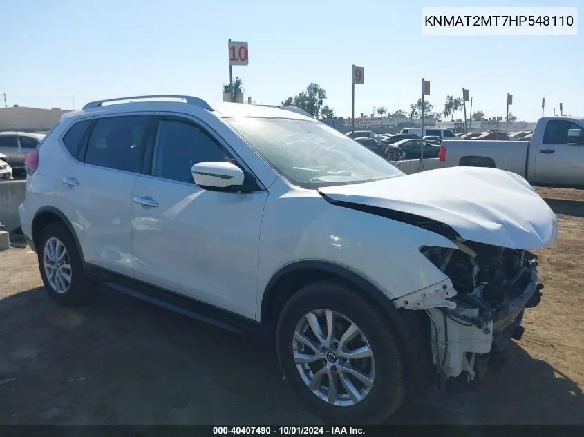 KNMAT2MT7HP548110 2017 Nissan Rogue S/Sv