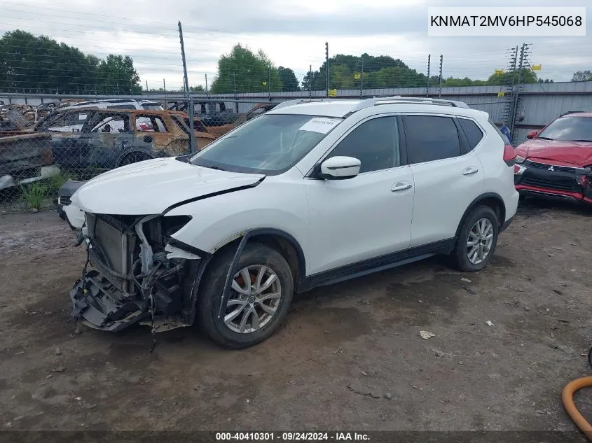 2017 Nissan Rogue S/Sv VIN: KNMAT2MV6HP545068 Lot: 40410301