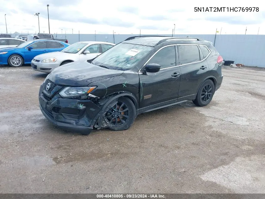 5N1AT2MT1HC769978 2017 Nissan Rogue Sv