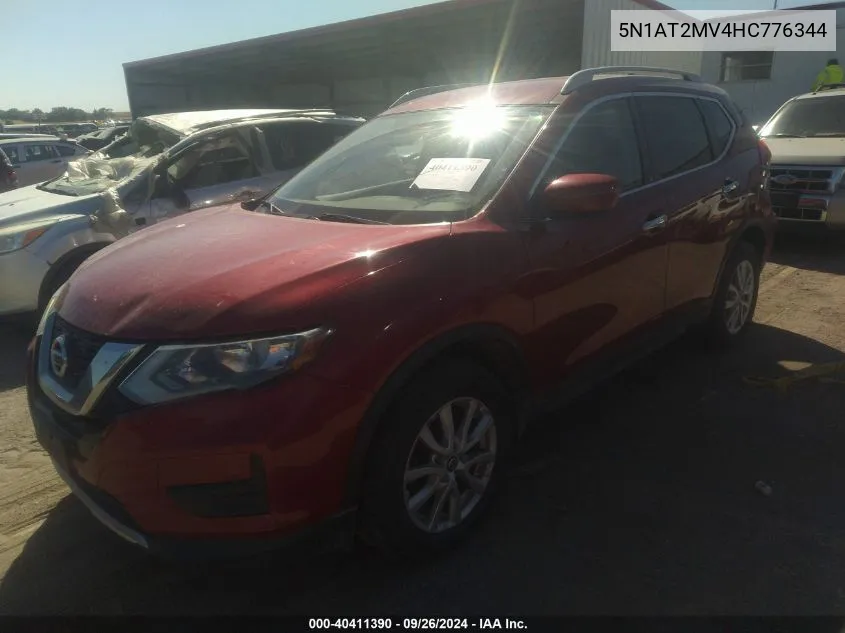 5N1AT2MV4HC776344 2017 Nissan Rogue Sv