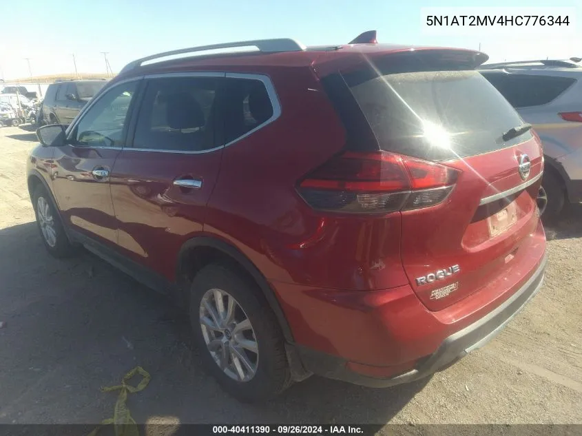 5N1AT2MV4HC776344 2017 Nissan Rogue Sv