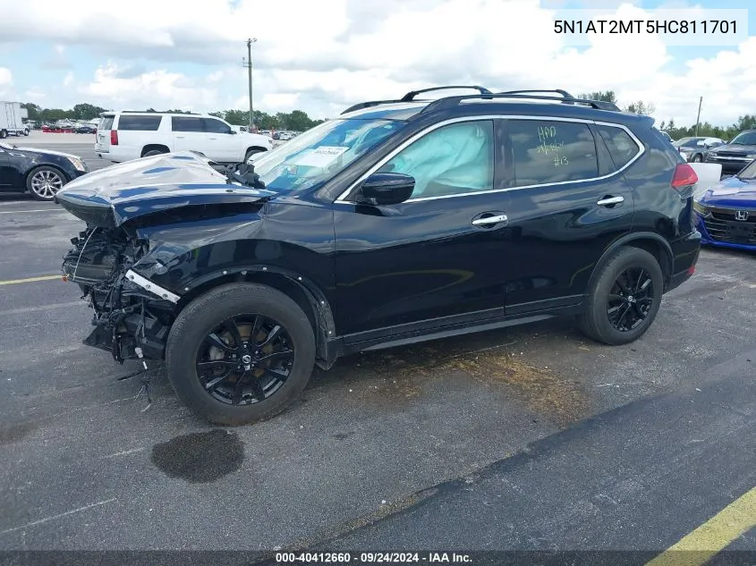 5N1AT2MT5HC811701 2017 Nissan Rogue Sv