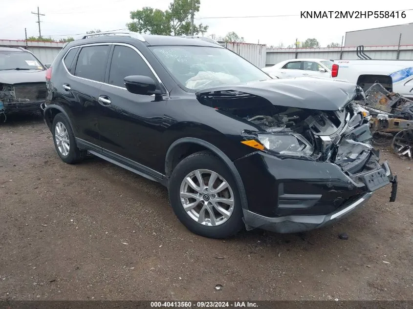 2017 Nissan Rogue Sv VIN: KNMAT2MV2HP558416 Lot: 40413560