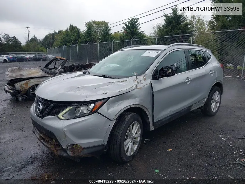 2017 Nissan Rogue Sport S/Sv/Sl VIN: JN1BJ1CR0HW133598 Lot: 40415229