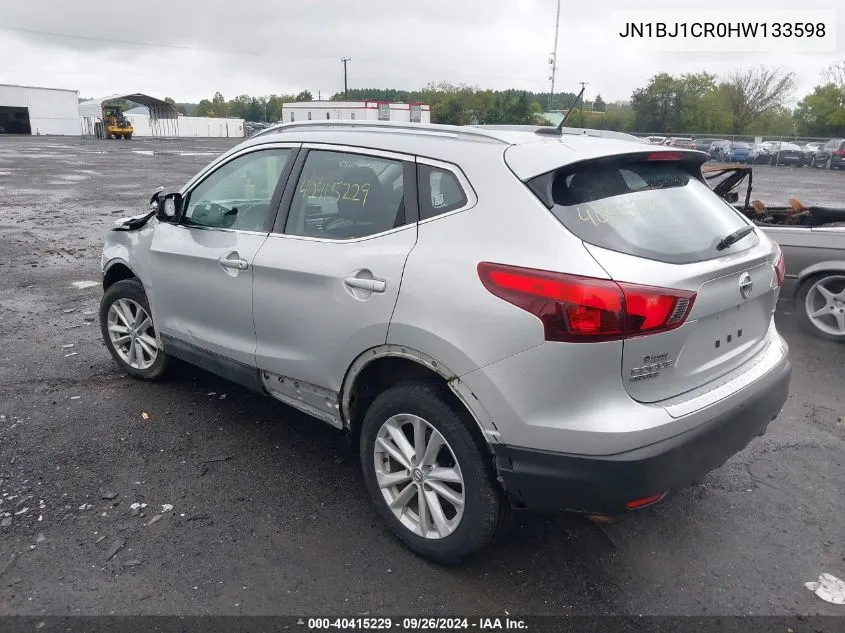 2017 Nissan Rogue Sport S/Sv/Sl VIN: JN1BJ1CR0HW133598 Lot: 40415229