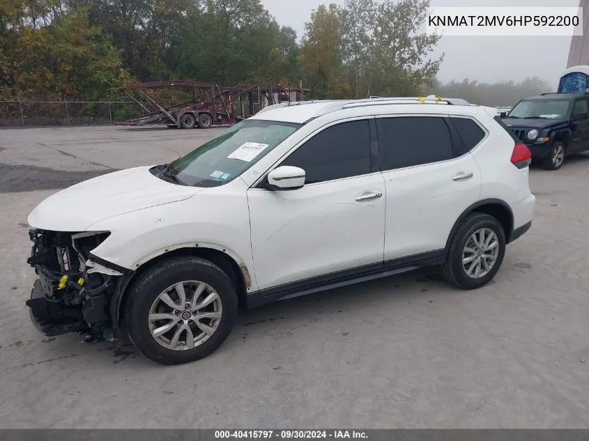 KNMAT2MV6HP592200 2017 Nissan Rogue Sv