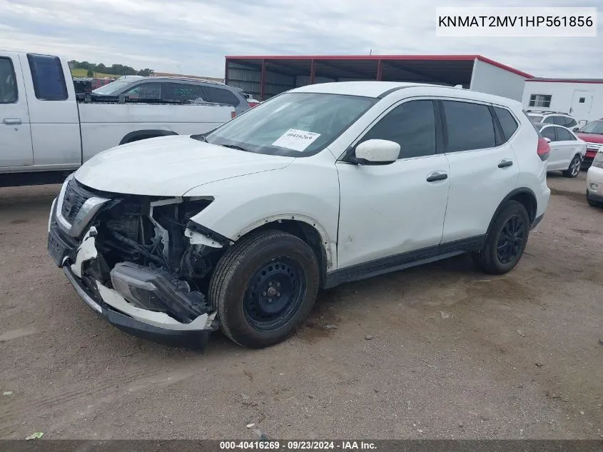 2017 Nissan Rogue S VIN: KNMAT2MV1HP561856 Lot: 40416269