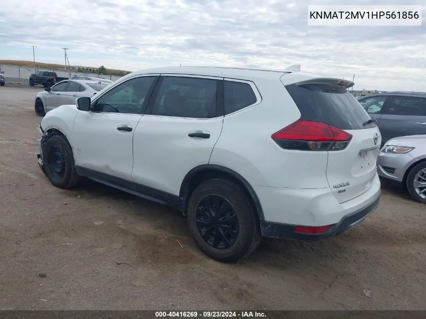 2017 Nissan Rogue S VIN: KNMAT2MV1HP561856 Lot: 40416269