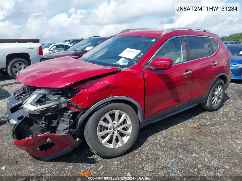 JN8AT2MT1HW131284 2017 Nissan Rogue Sv