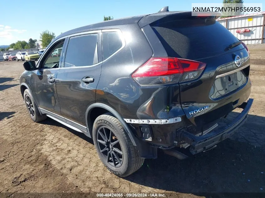 2017 Nissan Rogue S VIN: KNMAT2MV7HP556953 Lot: 40424065