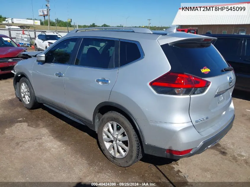 KNMAT2MT8HP545099 2017 Nissan Rogue Sv