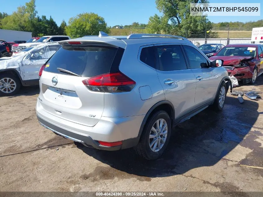 2017 Nissan Rogue Sv VIN: KNMAT2MT8HP545099 Lot: 40424398