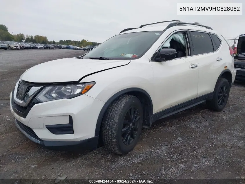 5N1AT2MV9HC828082 2017 Nissan Rogue Sv