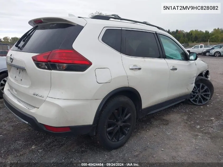 5N1AT2MV9HC828082 2017 Nissan Rogue Sv