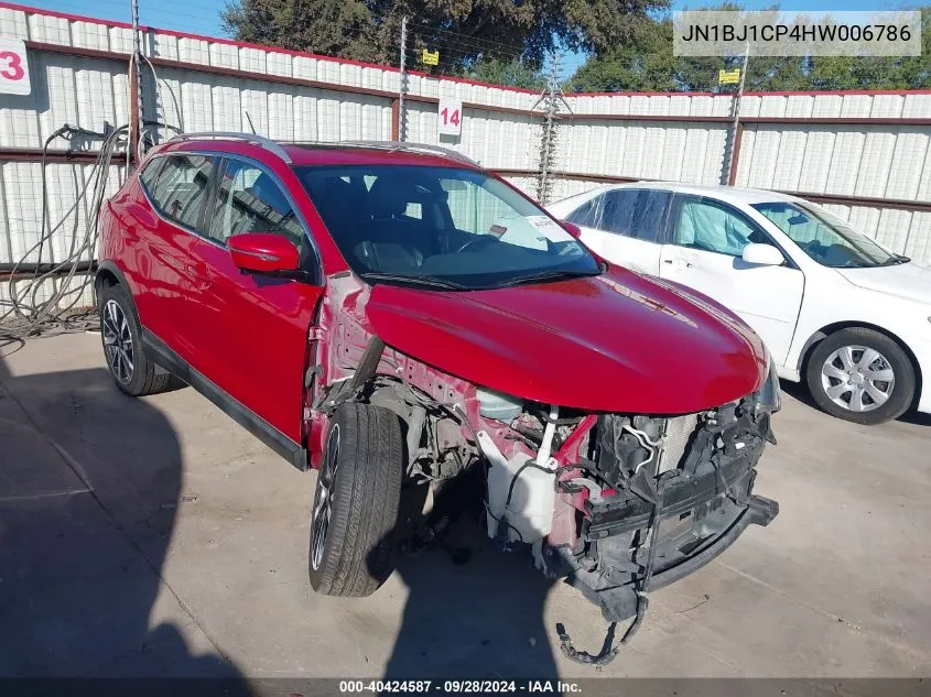 2017 Nissan Rogue Sport Sl VIN: JN1BJ1CP4HW006786 Lot: 40424587