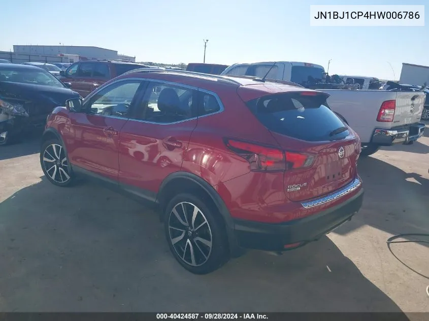 2017 Nissan Rogue Sport Sl VIN: JN1BJ1CP4HW006786 Lot: 40424587