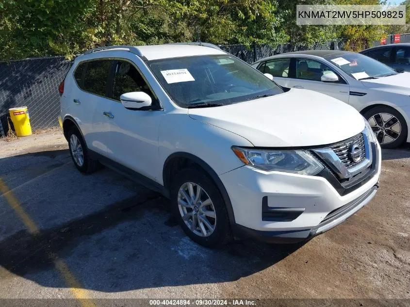 2017 Nissan Rogue Sv VIN: KNMAT2MV5HP509825 Lot: 40424894