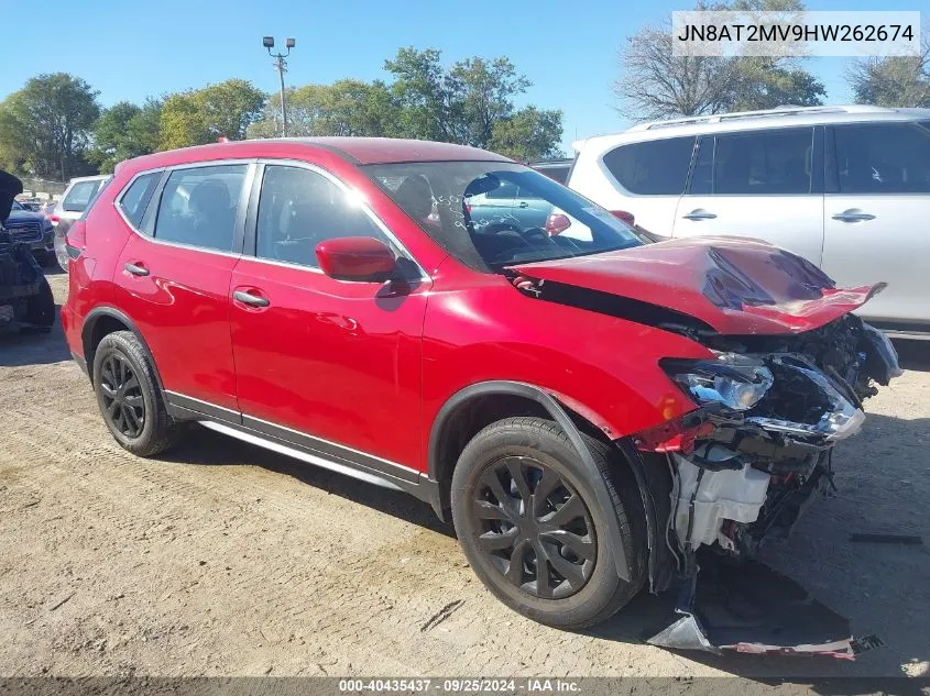 2017 Nissan Rogue S VIN: JN8AT2MV9HW262674 Lot: 40435437