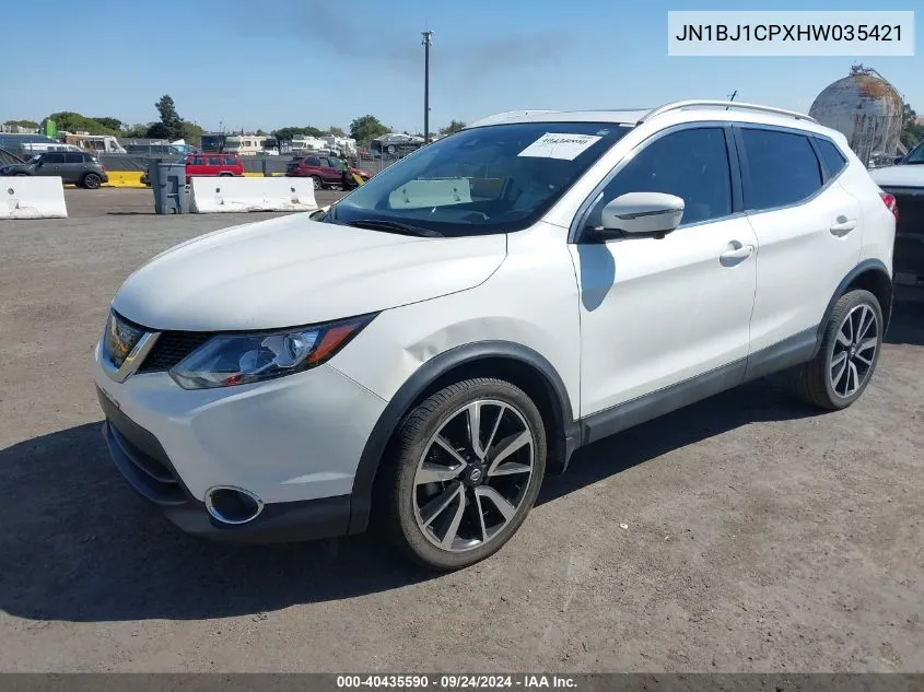 2017 Nissan Rogue Sport Sl VIN: JN1BJ1CPXHW035421 Lot: 40435590