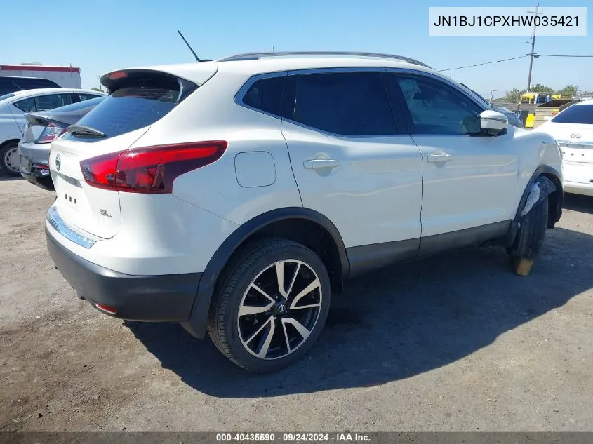 2017 Nissan Rogue Sport Sl VIN: JN1BJ1CPXHW035421 Lot: 40435590